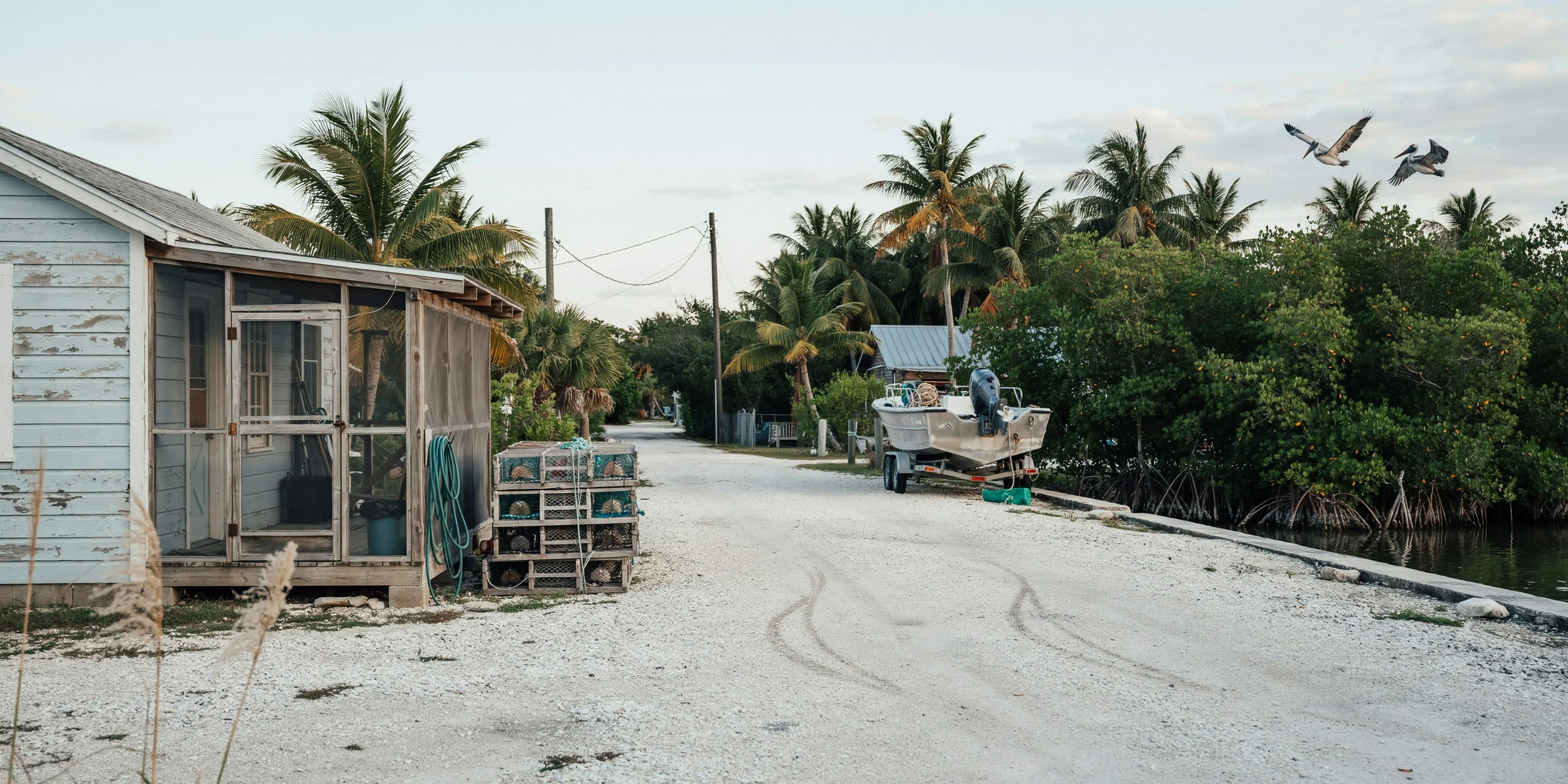Working waterfront in the Cortez fishing village, FL