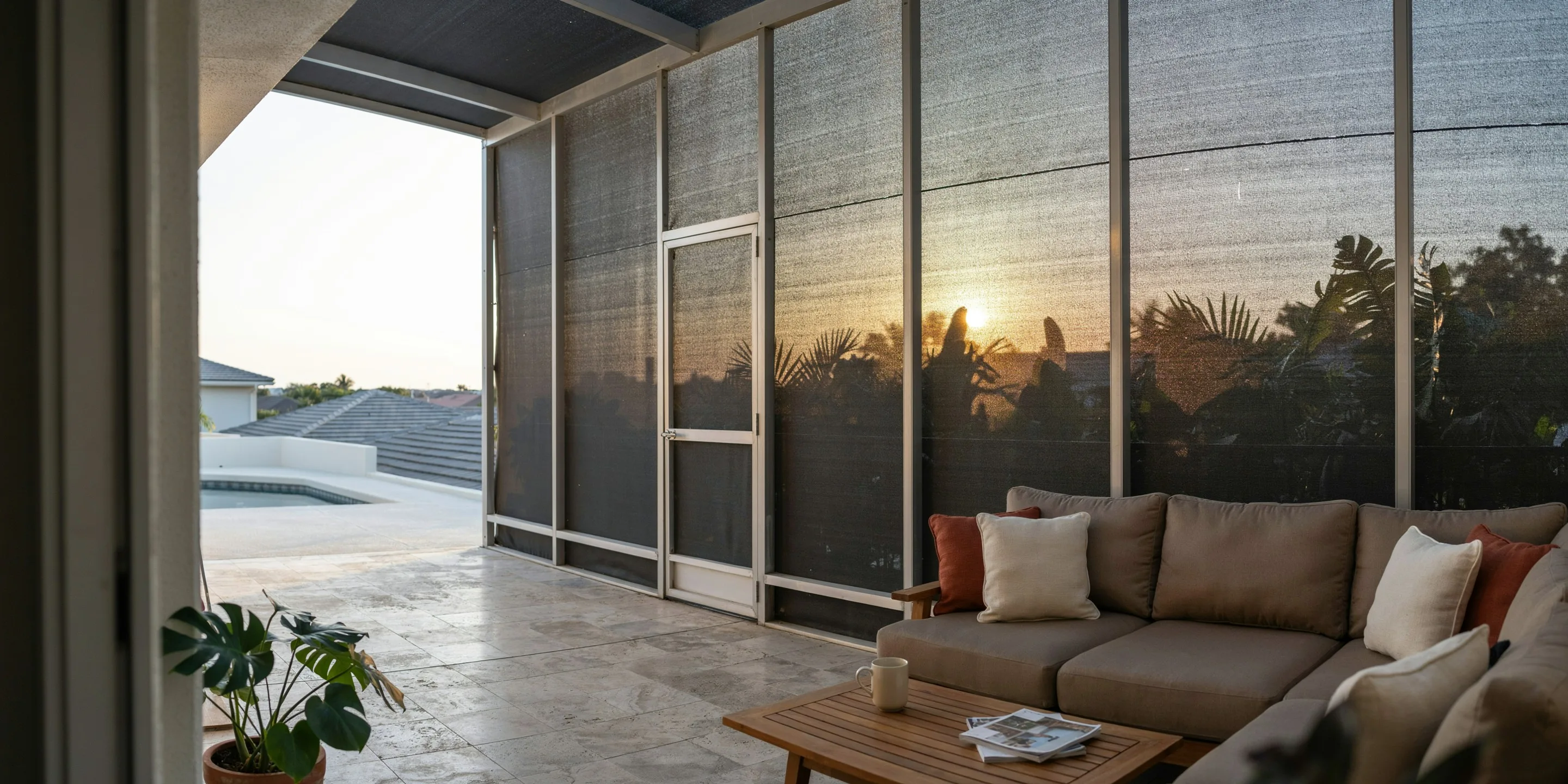 Solar Shade Screen in Siesta Key, FL